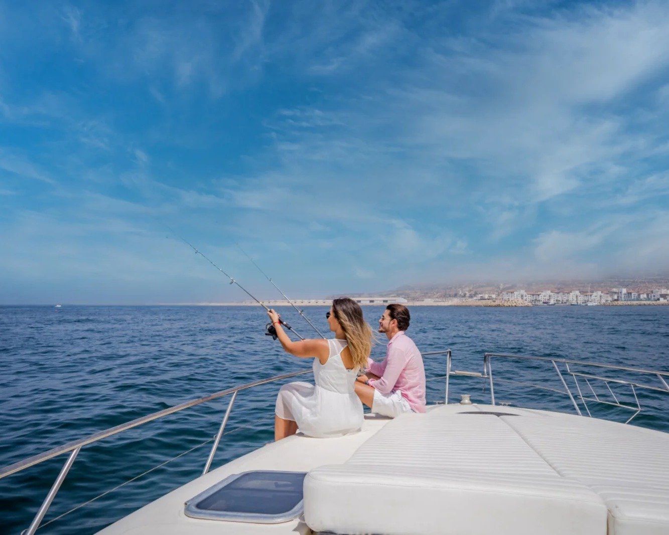 Agadir/Taghazout : Boat Trip with fishing swimming and BBQ Lunch