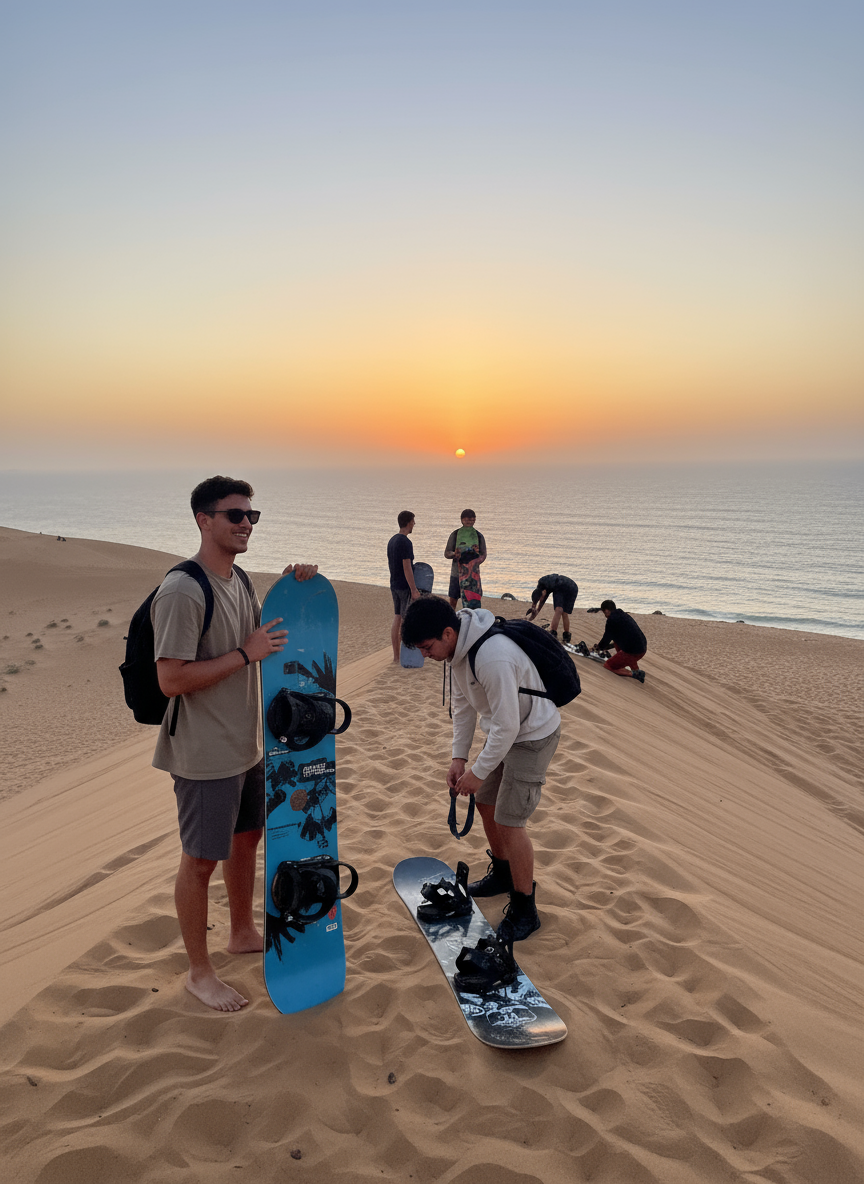 Sandboarding Guided Experience & Visit of The Canyon