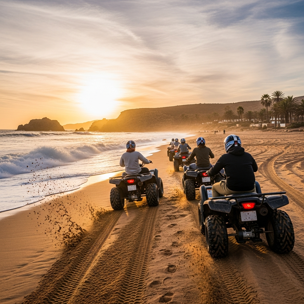 Aventure en Quad taghazout : Explorez les Plages & Dunes tamraght