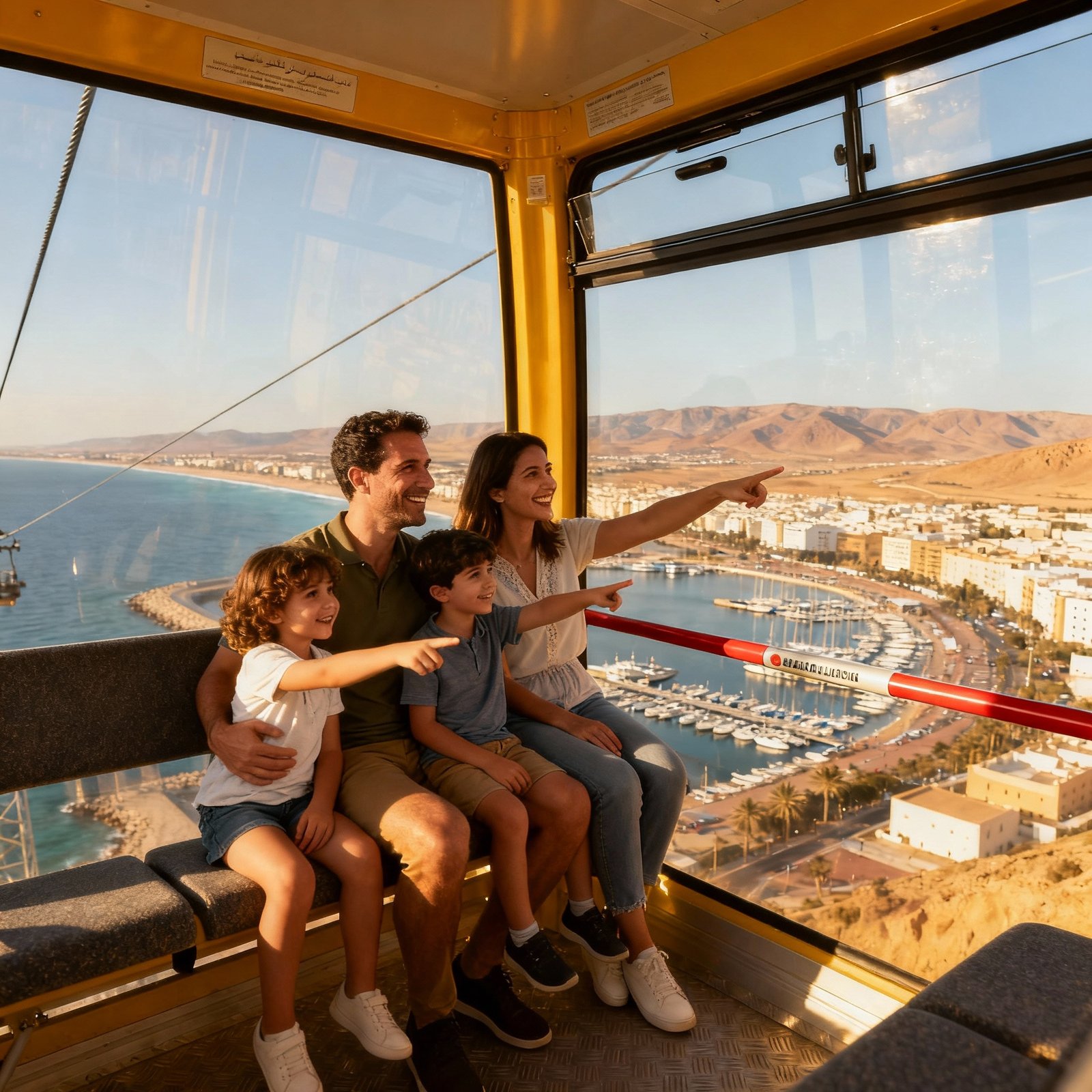 Agadir Cable Car  Breathtaking Views Over the Kasbah & Bay