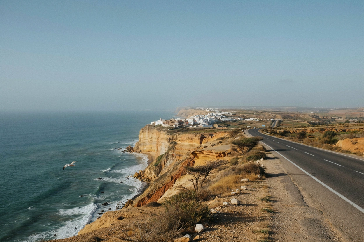 Agadir to Tamri: 59 km, About 1 Hour by Road (Here's the Real Route)